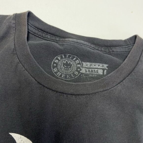 Spitfire Wheels Skate T Shirt Mens Large Black Long Sleeve Streetwear - Picture 13 of 16
